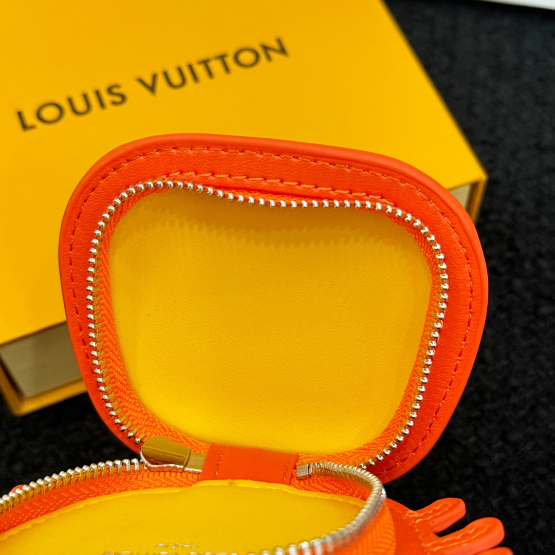 LV Orange Crab Bag Charm M01929